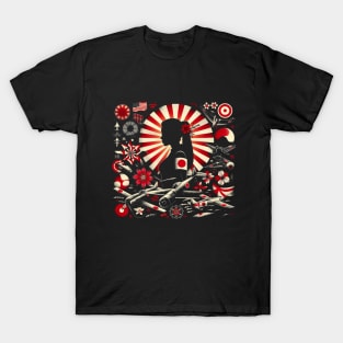 Japanese Culture Collage T-Shirt